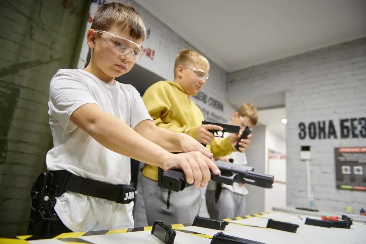 Практическая стрельба из пневматического пистолета IPSC Action Air в клубе Объект Герои