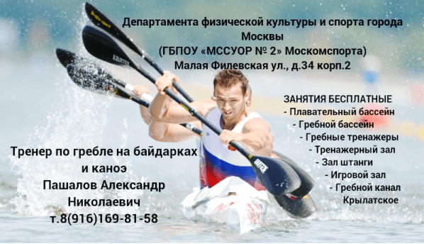 Дополнительный набор гребля на байдарках и каноэ